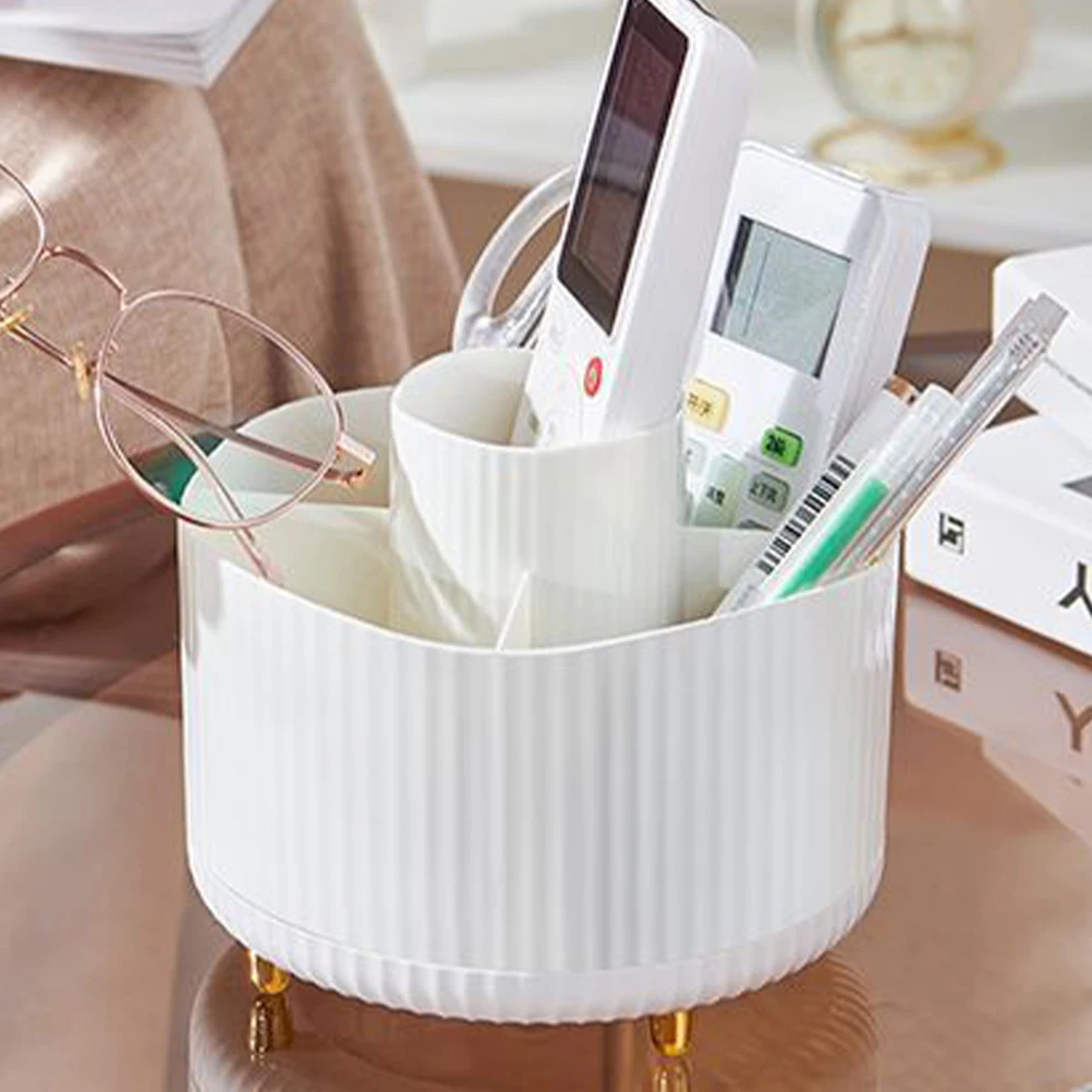 

Rotary Makeup Brush Holder Storage Box Organizer for Pens Lipstick Home Office Rotatable Brush Cup Holder