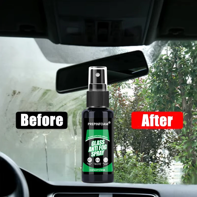 Glass Anti Fog Coating Spray Winter Car Windshield Long Lasting Prevent Fogging Clear Vision Fog Repellent Agent P22