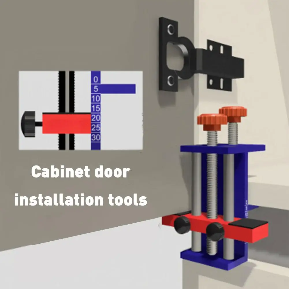 New Multi Functional Cabinet Door Installation Tool Jig Integrated Face Tool Frame/frameless Diy Cabinet Installation Auxil X2u6