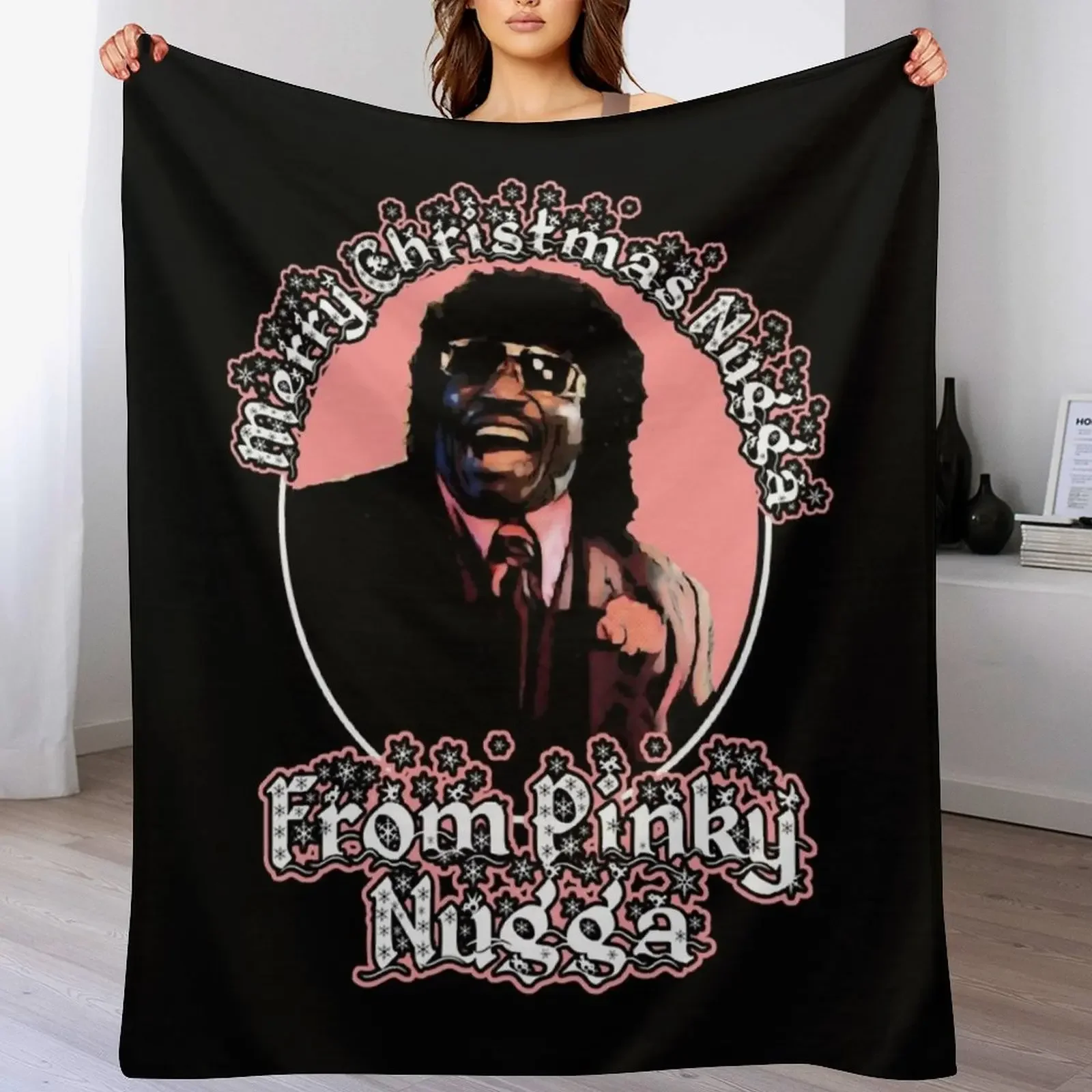 Proud Pinky Graphic For Fan Throw Blanket