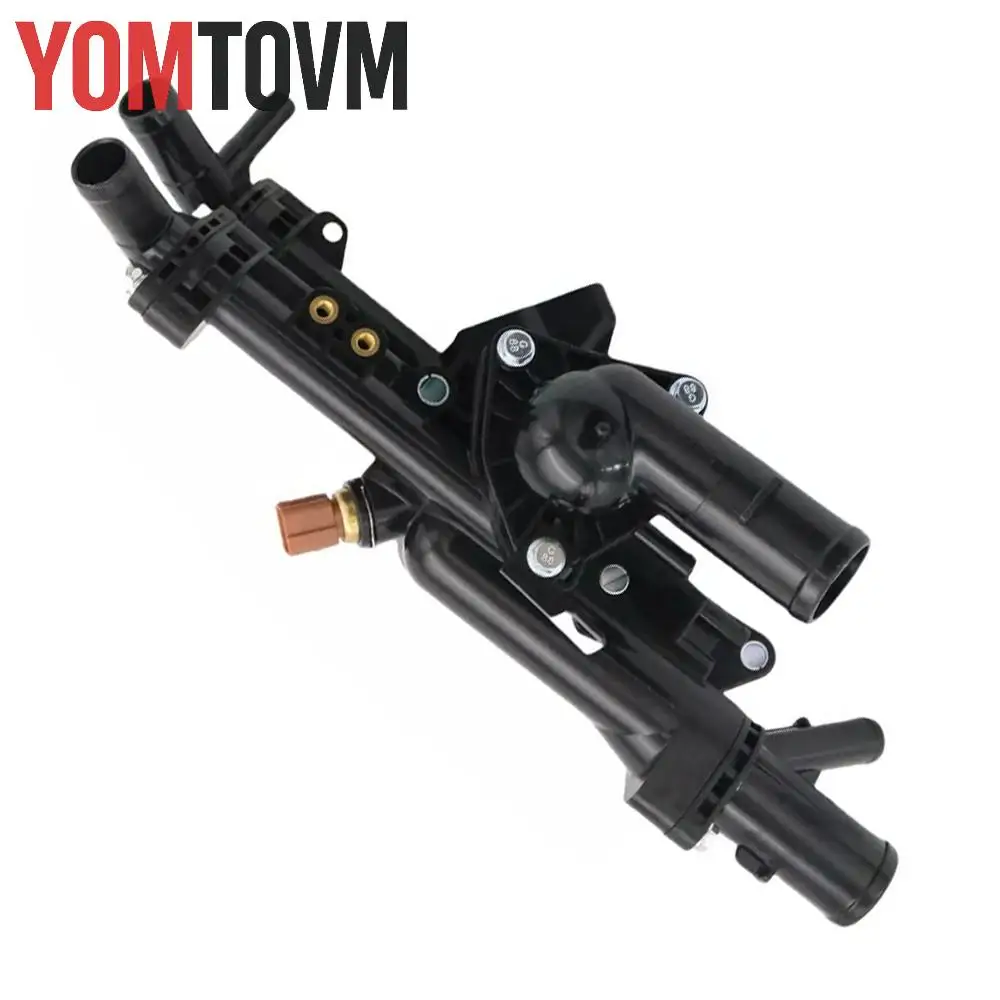 Engine Coolant Thermostat Housing 256002G545 2128801483, MB1200165 for Hyundai Santa Fe Sonata Kia Optima Sportage