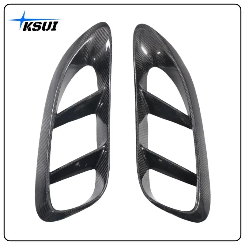 New 718 Carbon Fiber Side Air Intake Hood for Boxster Cayman-Retrofit/Upgrade Decorative Accessory