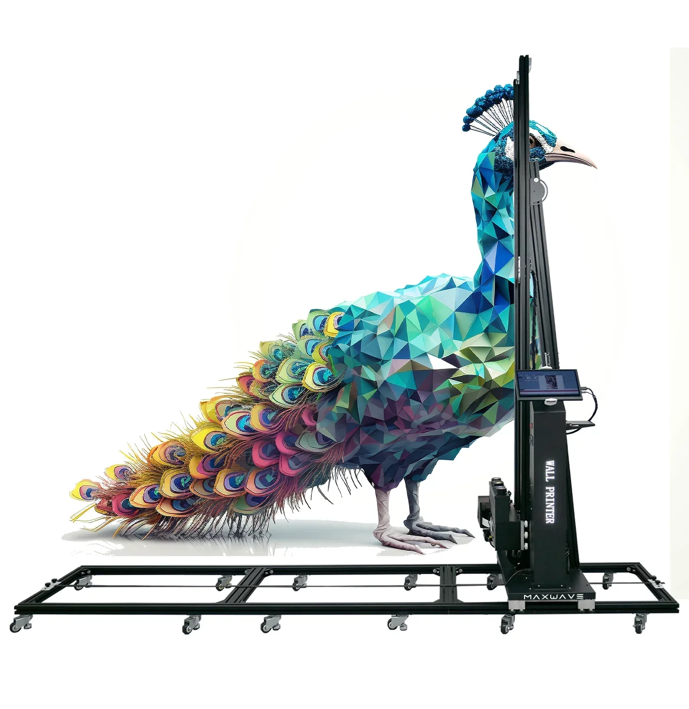 Wall Robot Vertical Mini Size Wall Printer Paint Machine 3D Ceramic Tile Wall Printing Machine