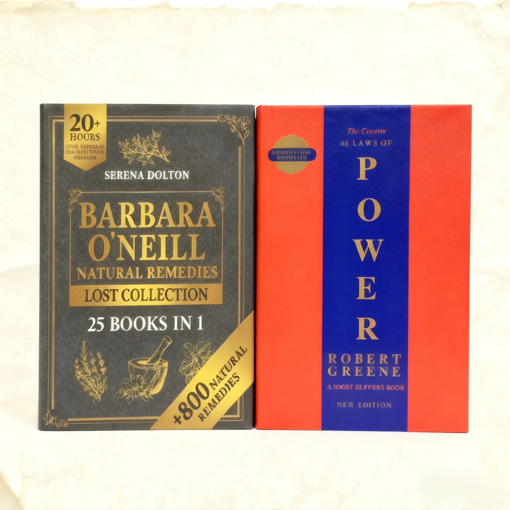 

《Лаконичный 48 Laws Of Power》+ 《Потерянная книга по производству травяных дел》Хордный закон силы игра Семейное лекарственное применение диких растений