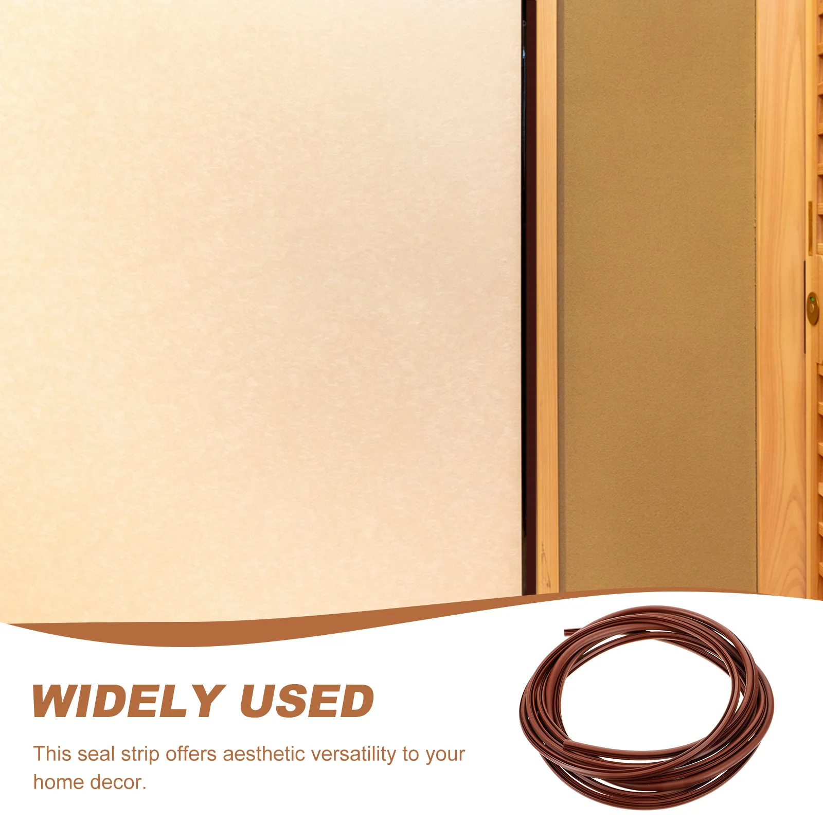 

Weather Stripping Door Bottom Seal Strip High- Silicone Easy Install Noise Draft Barrier Multiple Colors Home