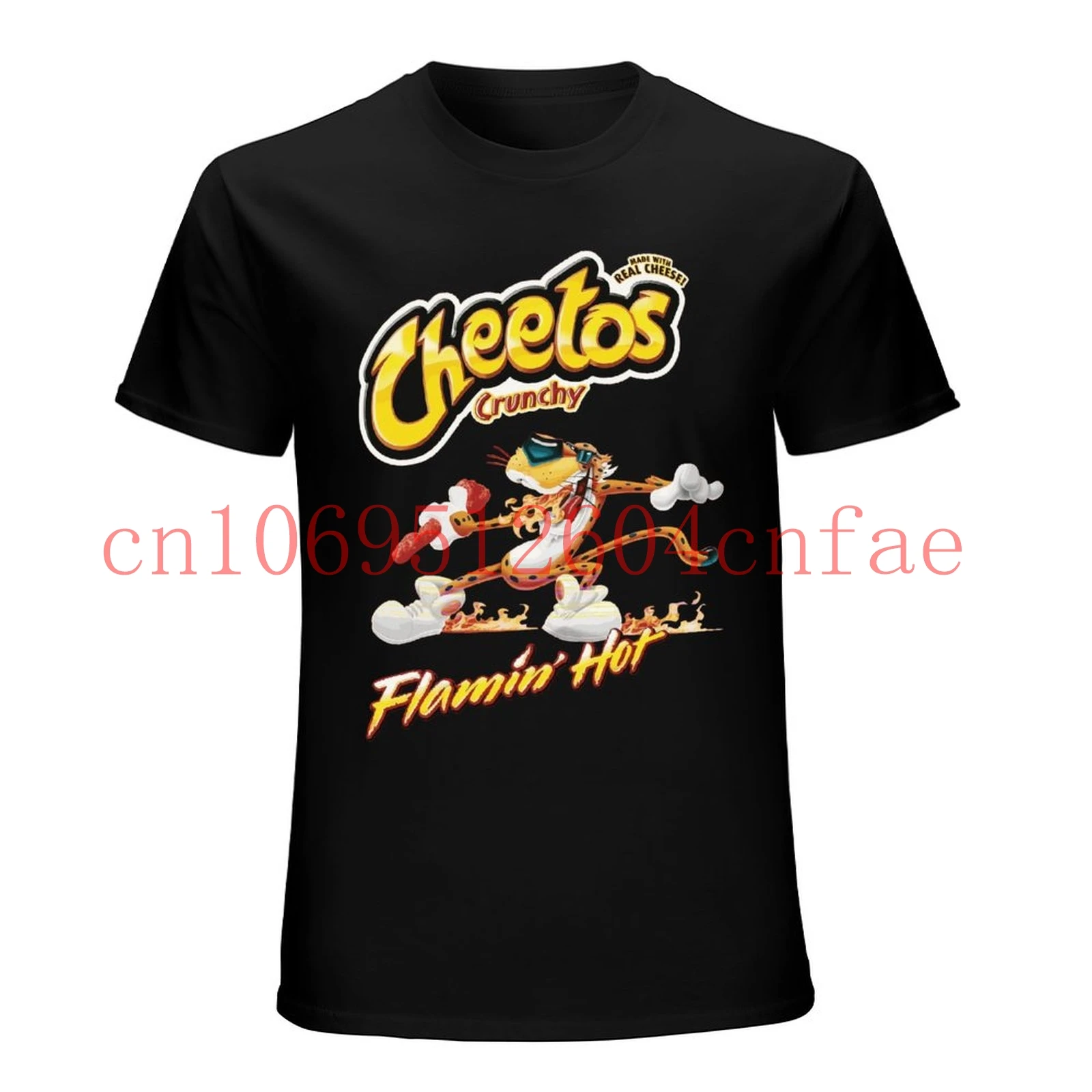 Camiseta para hombre Flamin Hot Cheetos, camiseta Unisex, camisetas estampadas, top