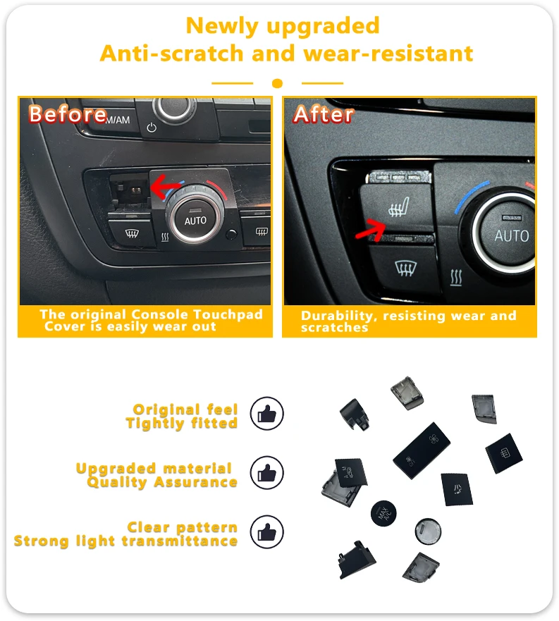 Armaturenbrett Klimaanlage AC Temperatur Control Taste Für BMW 1 2 3 4 F Serie F20 F21 F22 F23 F30 F31 F35 F34 F36 F45 F46 – Detail 3