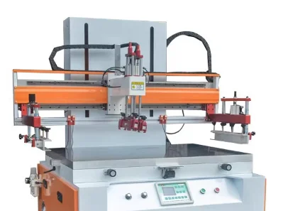 Flat Semi-Automatic Single Color Silk Screen Printing Machine Plastic Cup Paper Bag Printer  Equipment