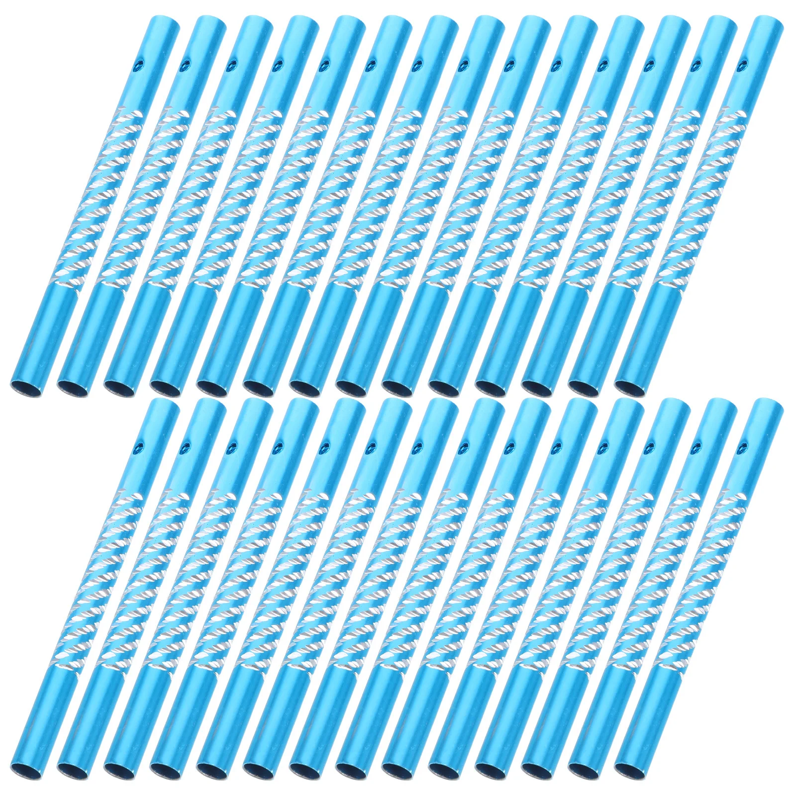 

50Pcs Aluminum Wind Chime Tubes Hollow Metal Pipes for DIY Wind Bell Making Outdoor Garden Decorative Craft Accessories