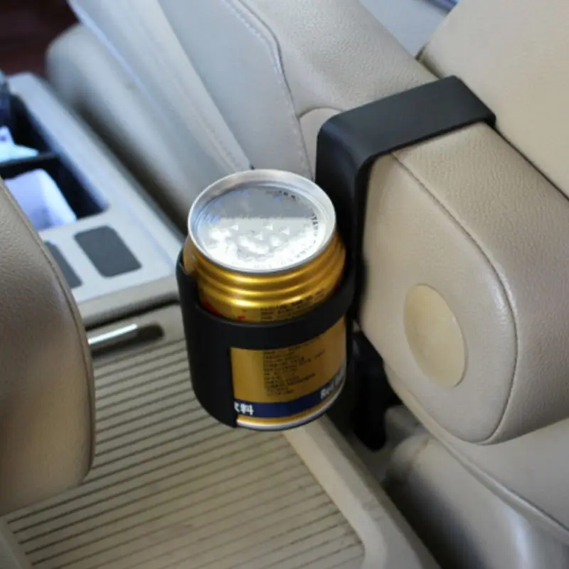 

A70F Car Cup Holder Door Mount Hook Hanging Mount Drink Container Auto Interior Water Bottle Storage Holders