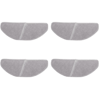 4PCS Mop Cloths Replacement Parts for Midea S8+ M7 Pro Robotic Vacuum Cleaner