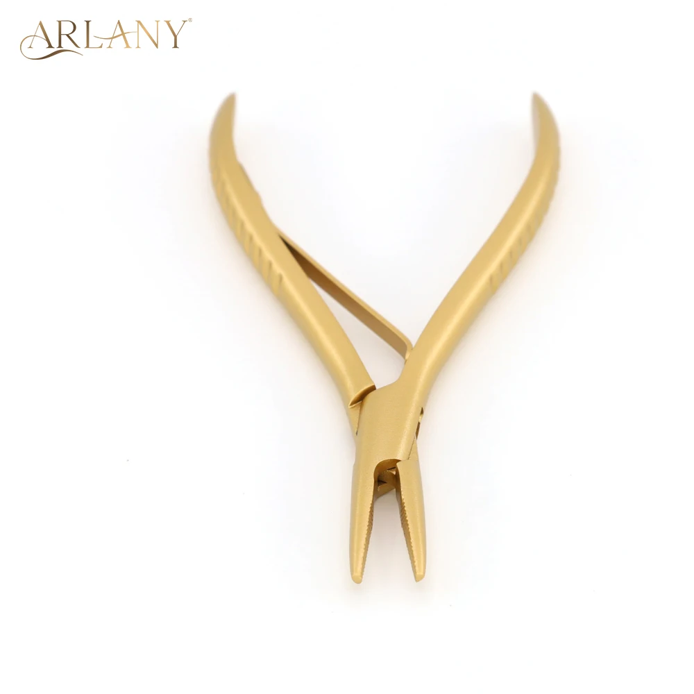 Hair Extensions Pliers Gold Hair Extension Tool For Extensions Micro Links Rings Beads