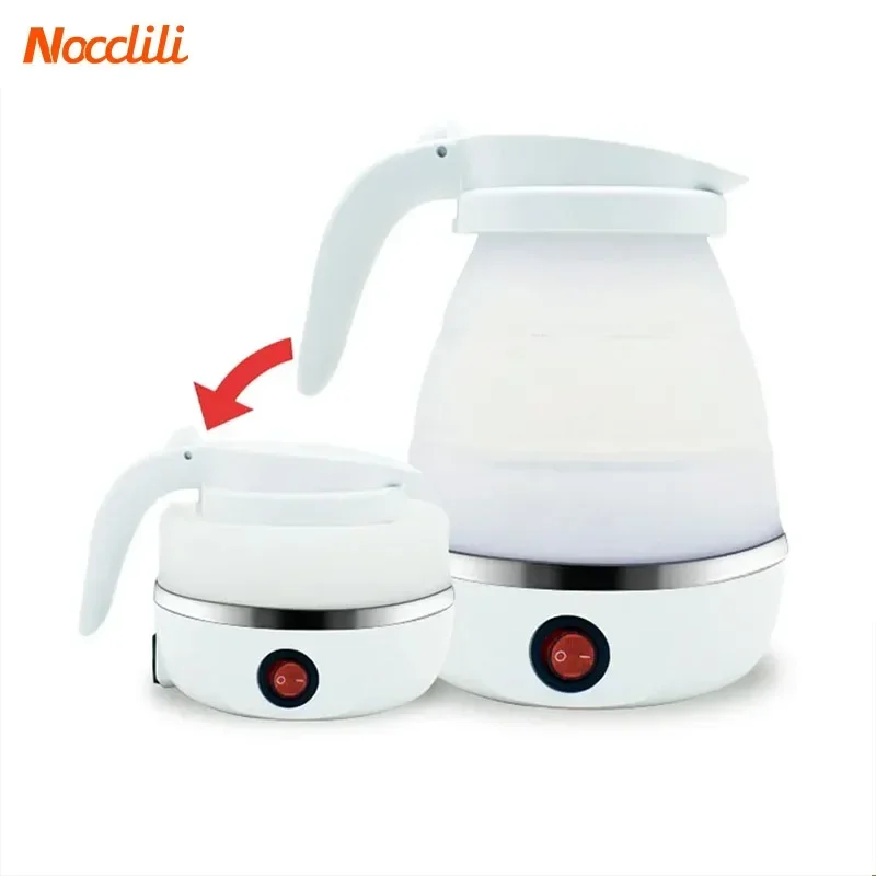 Electric Kettle Mini Foldable Water Heater 600ml Home Hot Water Kettle Portable Kitchen Kettle 220V Travel Home Electric Kettle