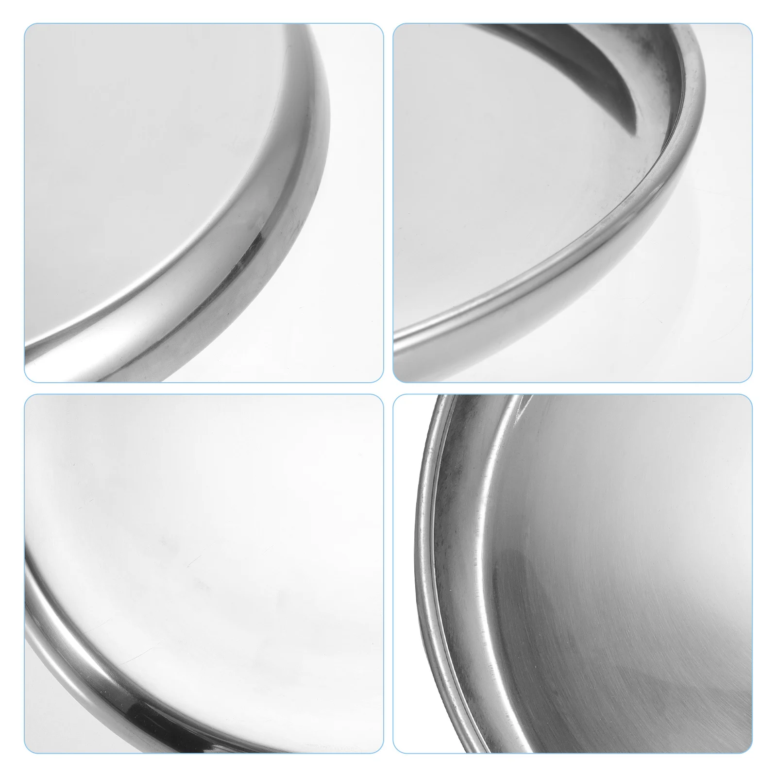 

Stainless Steel Round Stool Seat Replacement Sturdy Metal Seating Part Smooth Edges Suitable Bar Dining Kitchen Restaurant Use