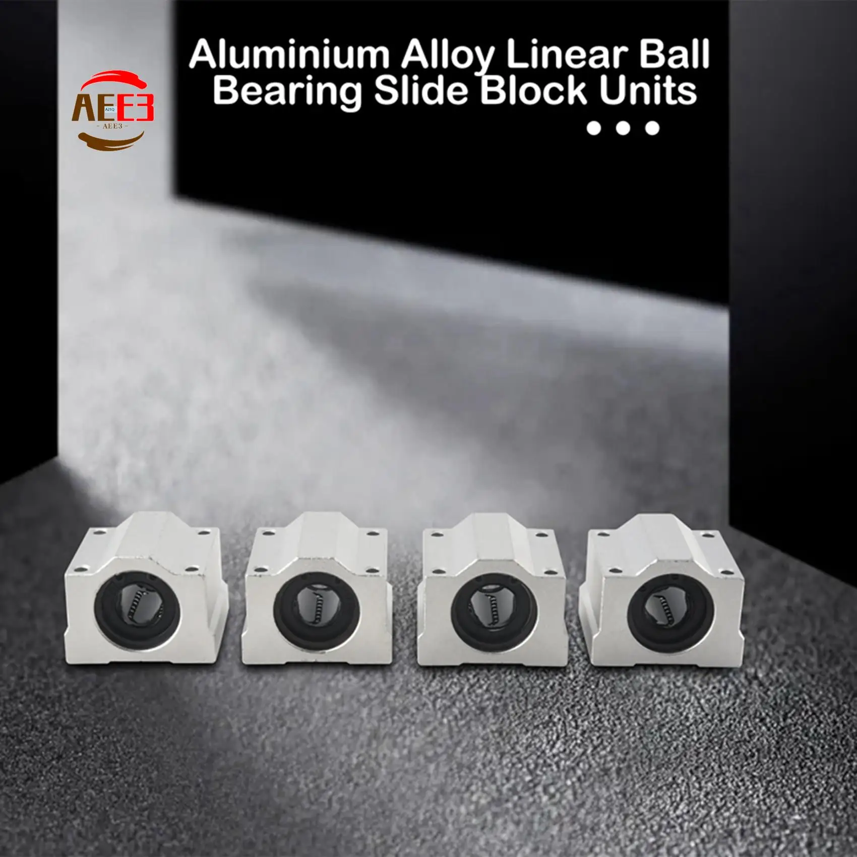 

AEE3-Linear Ball Bearing Slide Block Units, 16Mm Bore Dia(SCS16UU Pack Of 4)