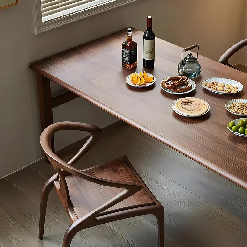 Simple High Quality Dining Table Wood Modern Luxury Lounge Restaurant Table Center Writing Mesas De Jantar Living Room Furniture