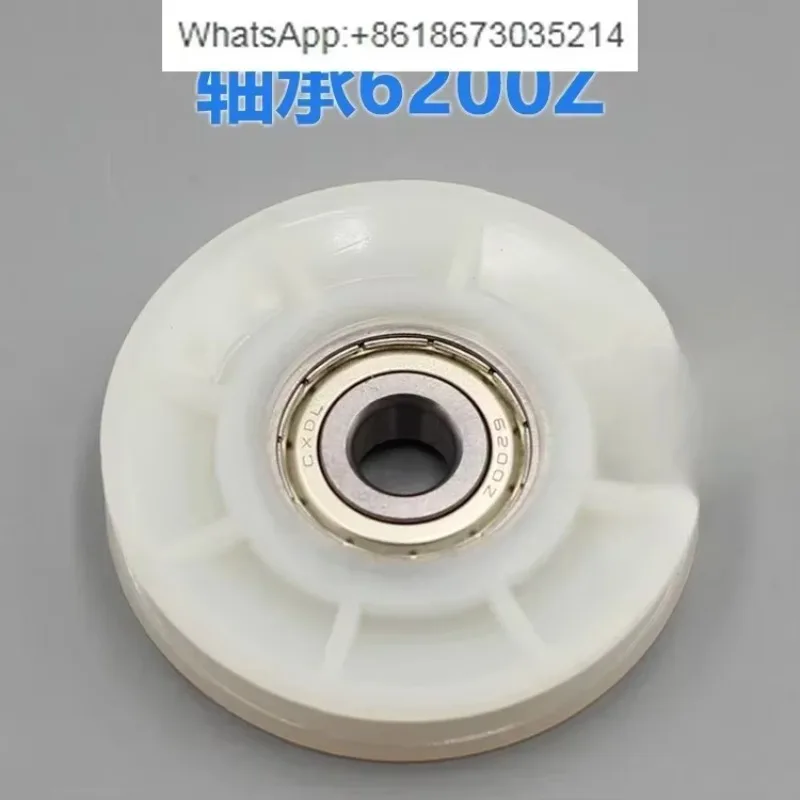 10  PCS  Elevator nylon rope wheel 60 * 6200 portal crane wire rope wheel, elevator floor door drive wheel 60MM