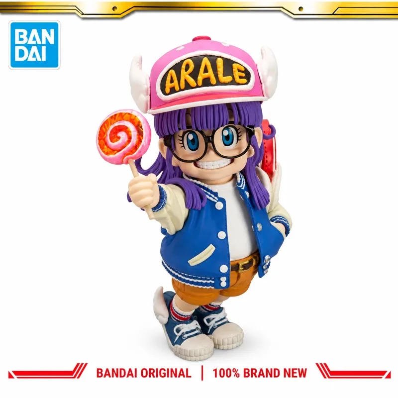 En stock, figura de acción original de Bandai Banpresto Dragon Ball Arale Norimaki, modelo de muñeca, nuevo en caja, juguetes de personajes de anime