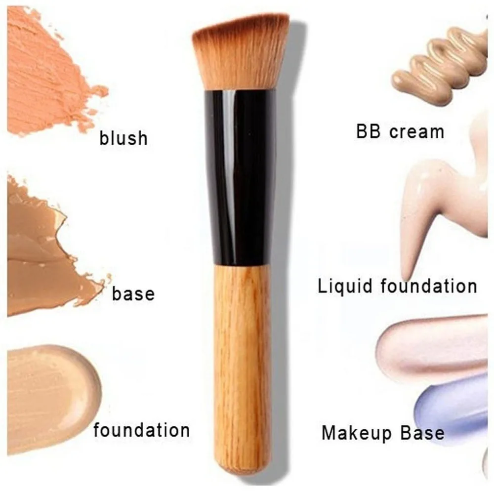 1pc Pro Makeup Foundation Soft Tool Pennello cosmetico per polvere viso