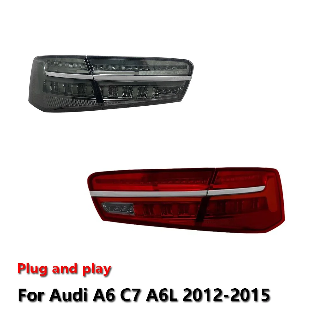 

Светодиодные задние фонари для Audi A6 C7 A6L 2012-2015: ДХО, стоп-сигнал, указатель поворота, установка Plug and Play