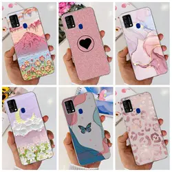 For Samsung Galaxy M31 Case M315 SM-M315F Silicone Cover Fashion Marble Pattern Soft TPU Fundas For Samsung M21s M31 Prime Coque