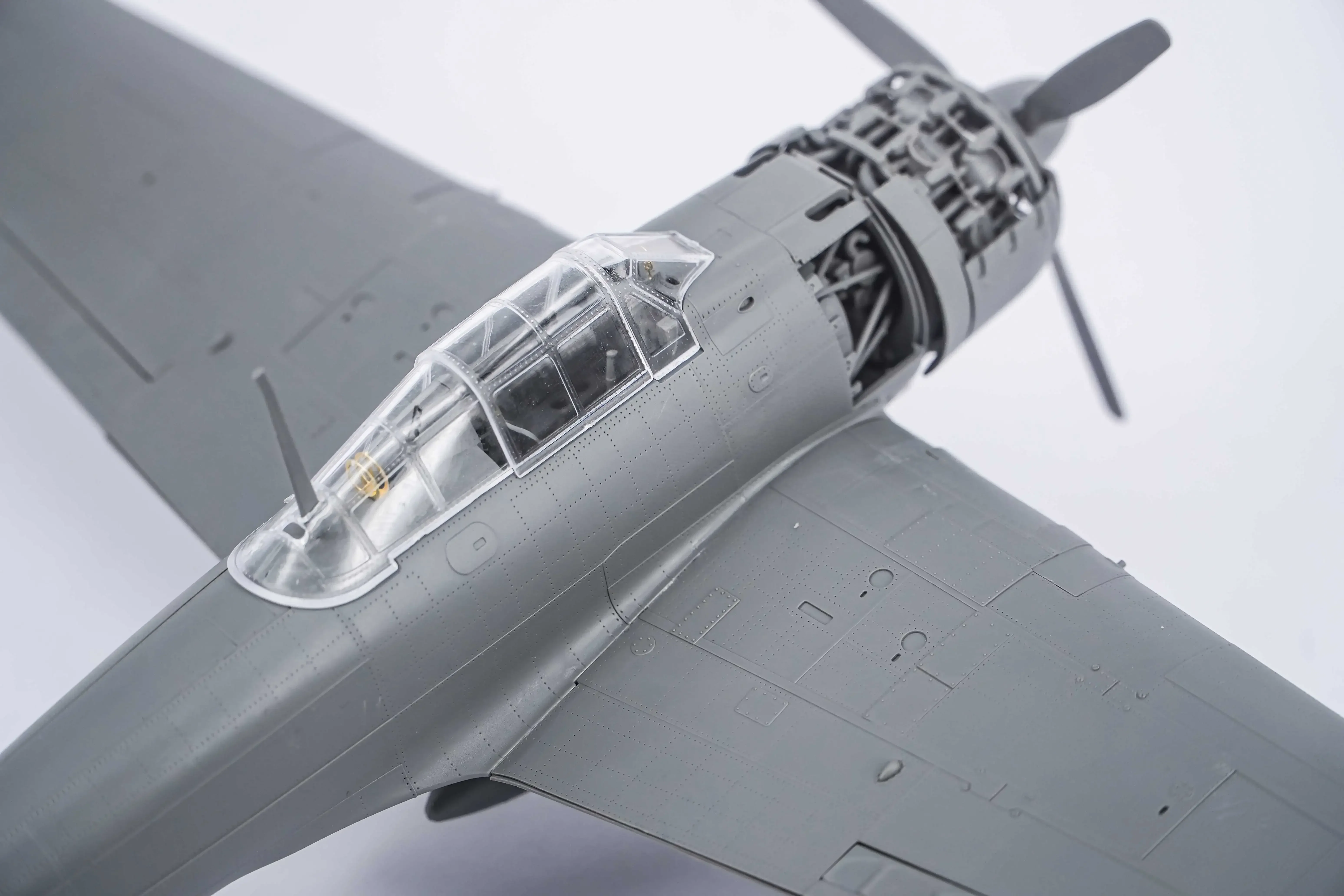 Border BF-006 A6M2 Zero Fighter met ingebouwde motorconstructie 1/35 schaal vliegtuigmodelkit