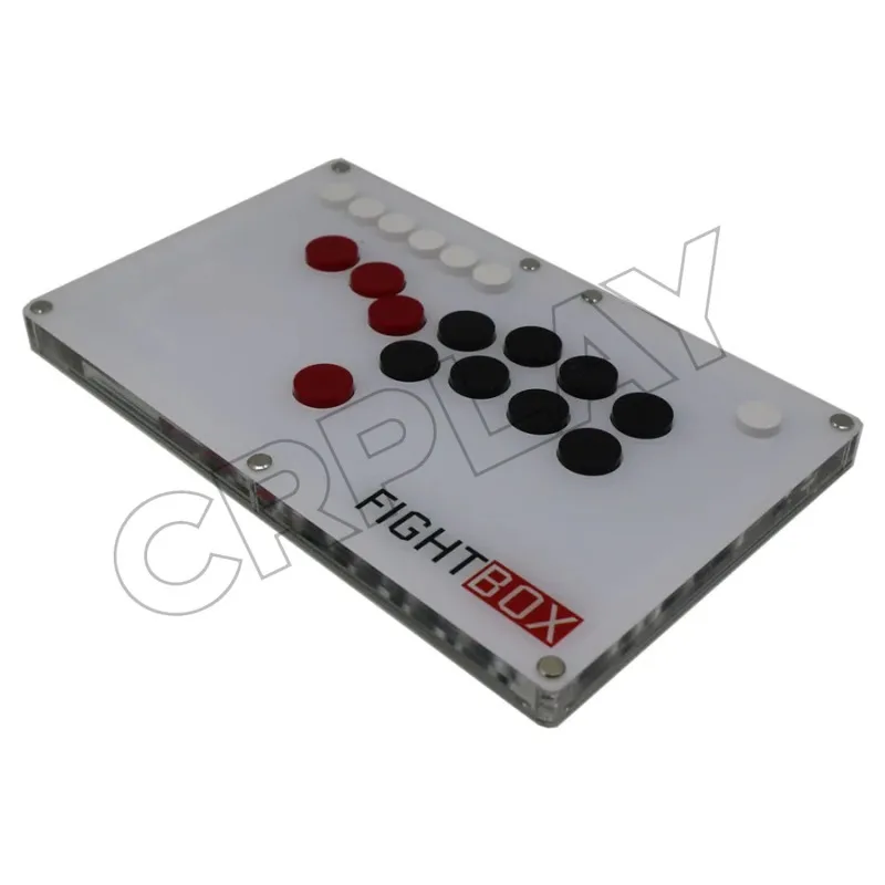 B1-B10 Ultra-Thin All Buttons Hitbox Style Arcade Joystick Fight Stick Game Controller for PS4/PS5/PC/ USB Hot-Swap Cherry MX