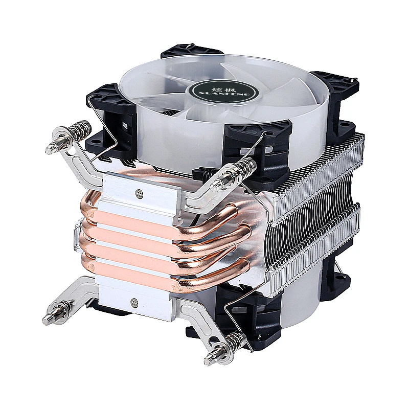 معالج XUANFENG PC المبرد بالهواء x79 x99 مروحة وحدة المعالجة المركزية المبرد 4pin/PWM 2/4/6 أنابيب الحرارة المتوافقة LGA775 115x 1200 1700 18xx 2011 2066