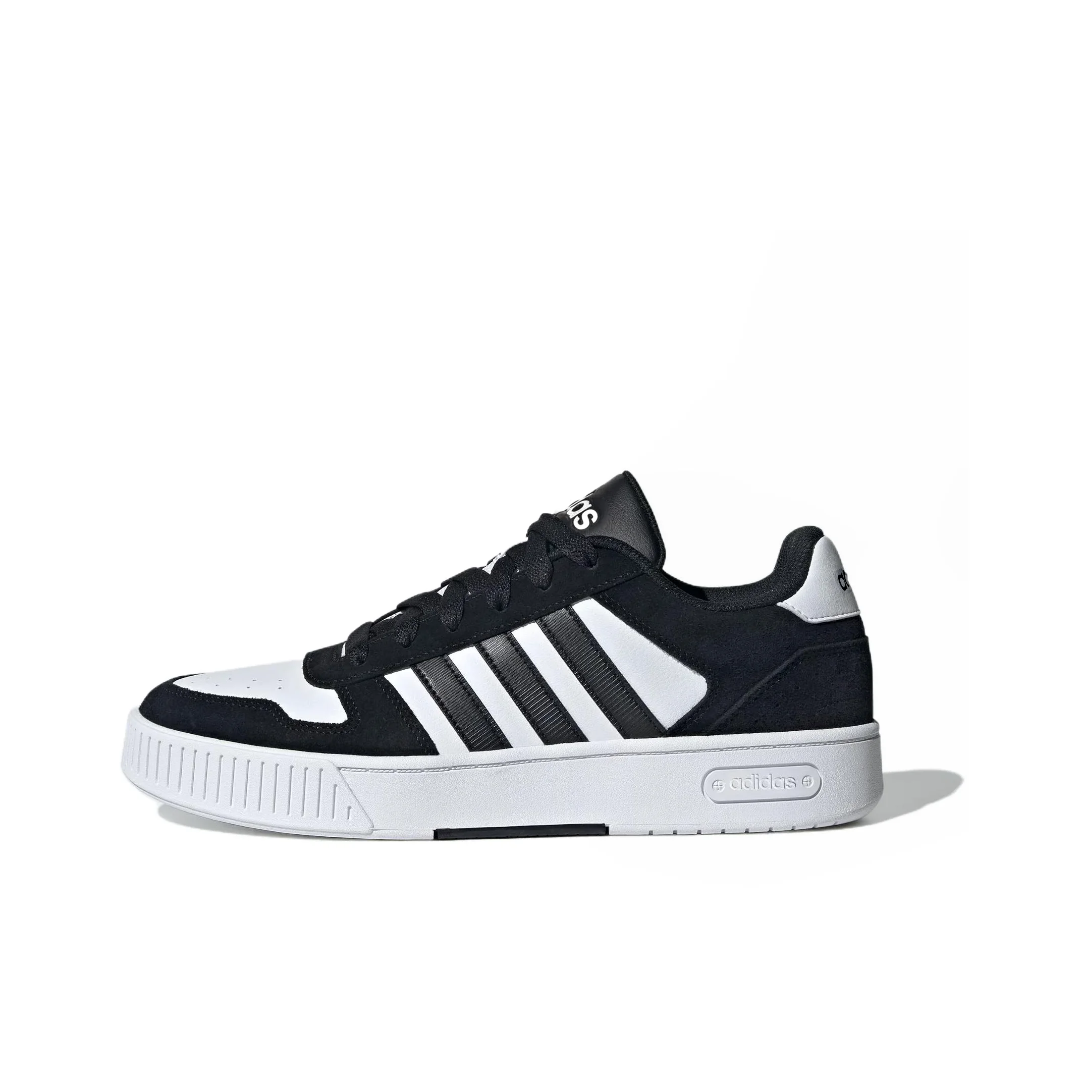 adidas-neo-d-pad-synthetic-leather-split-cow-leather-leather-low-top-skateboard-shoes-unisex-black-jr8328