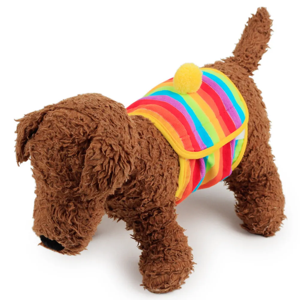 Male Dog Physiological Pants Cotton Blend Breathable Sanitary Wrap for Menstruation Protection Summer Cooling Male Dog Diapers