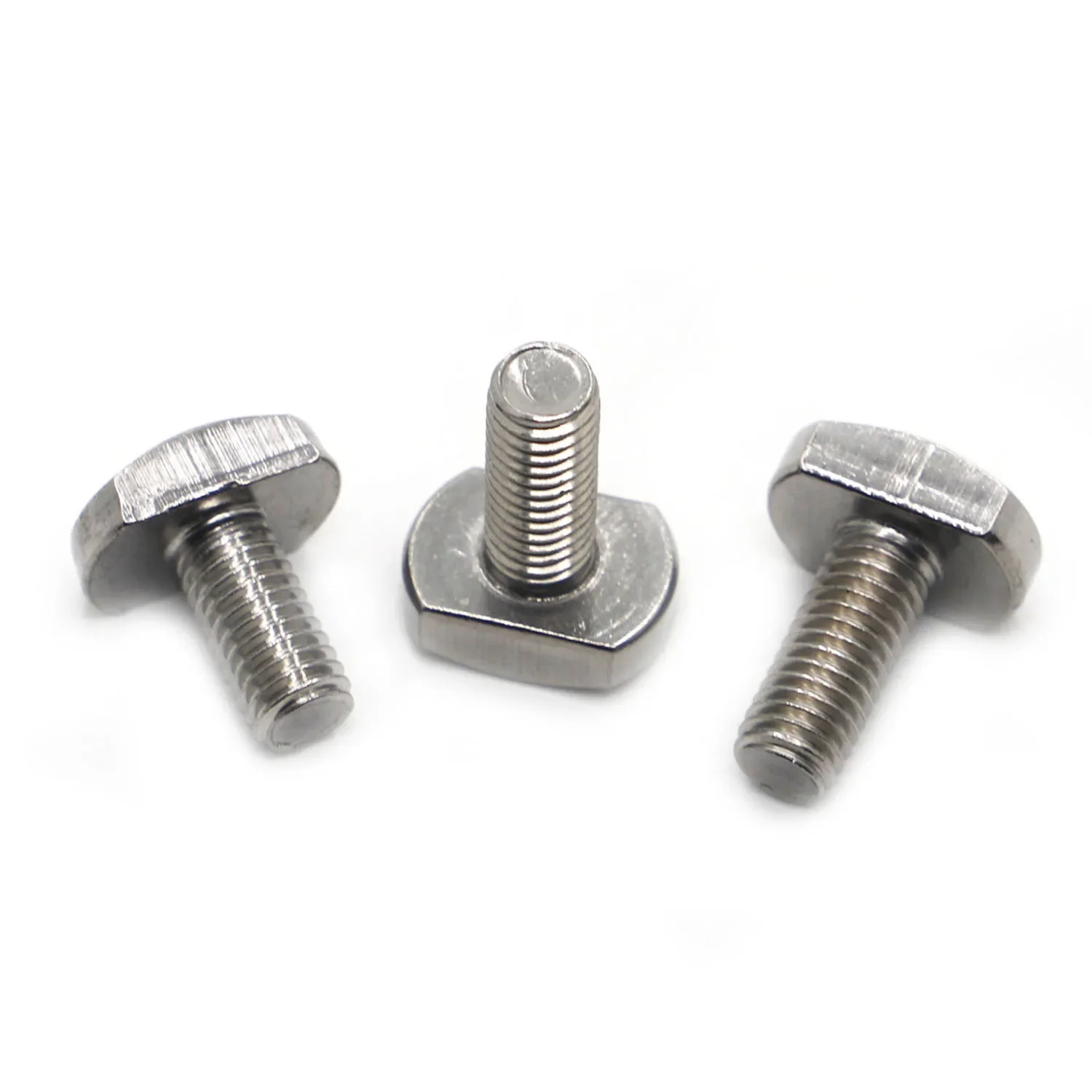 GB37 A2-70 304 Stainless Steel T-Slot Chute Rail Track T Shape Type Rectangle Hammer Head Bolt Screw M5 M6 M8 M10 M12