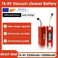 14.4V 12800mAh Robotic Vacuum Cleaner Replacement Battery For Xiaomi Roborock S55 S60 S65 S50 S51 S5 MAX S6 Parts