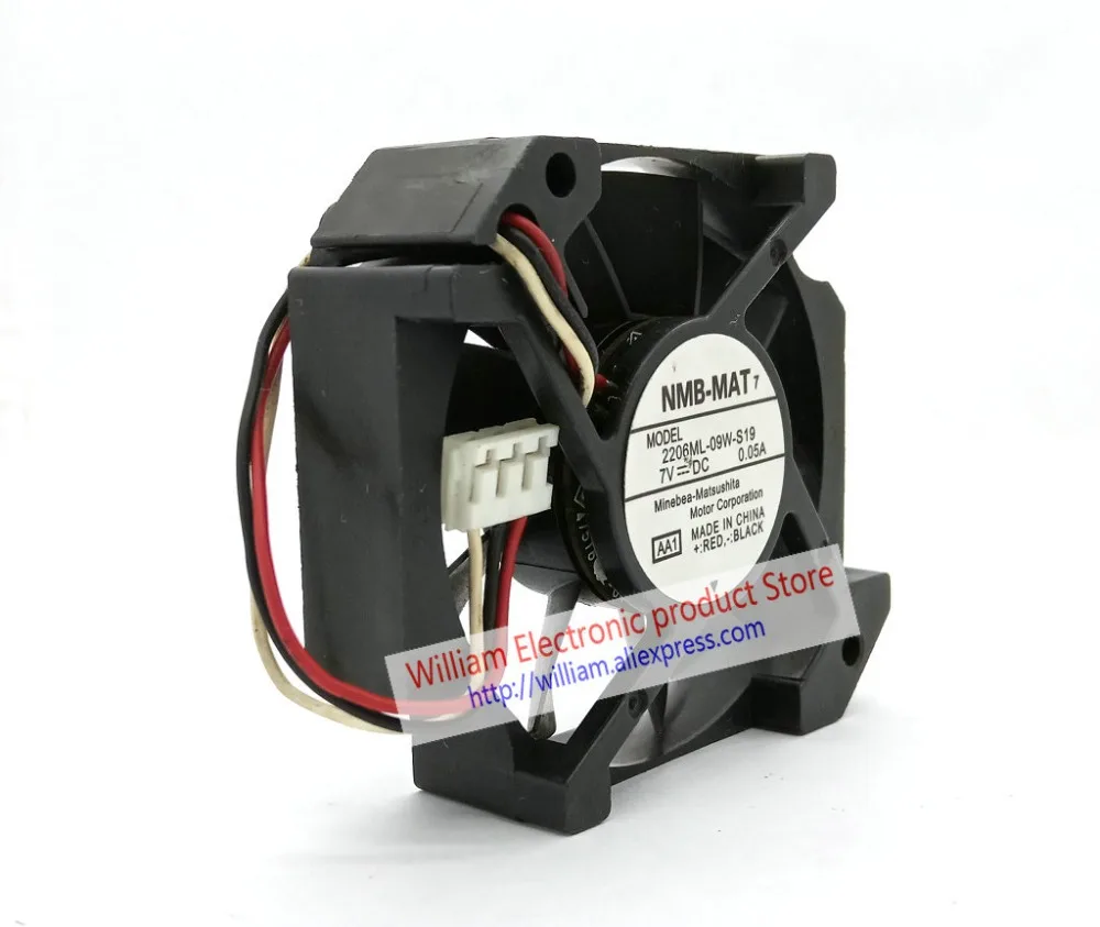 Original 2206ML-09W-S19 DC7V 0.05A 5017 5 cm Projector cooling  fan