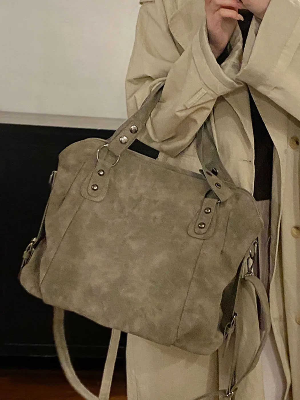 JIAERDI Vintage casualowa duże torba z rączkami damska Y2k Grunge Fairy Core torebki o dużej pojemności damska Retro Harajuku designerska luksusowa torba