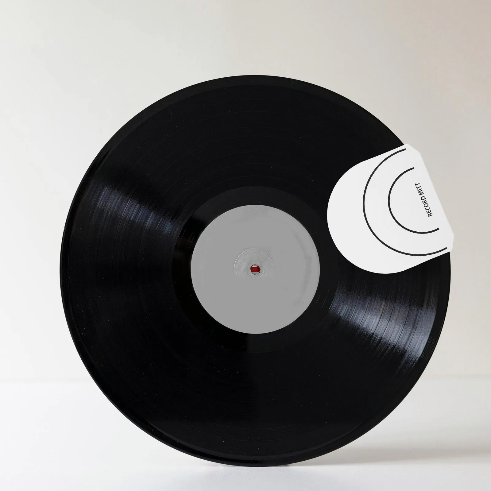 

Cardboard Vinyl Record Protector Gripper Anti Static Noise Reduction Mat Transparent Design Fits Most Maintains Clean