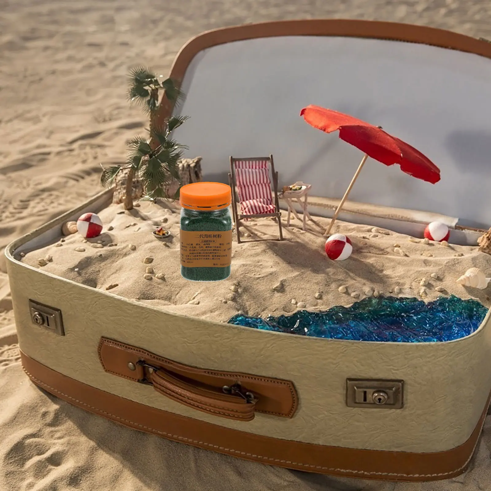 Artificial Moss Dressing Sponge Tree Powder DIY Miniature Crafts Landscape Material Green Sanding Sponge Sanding Sponges