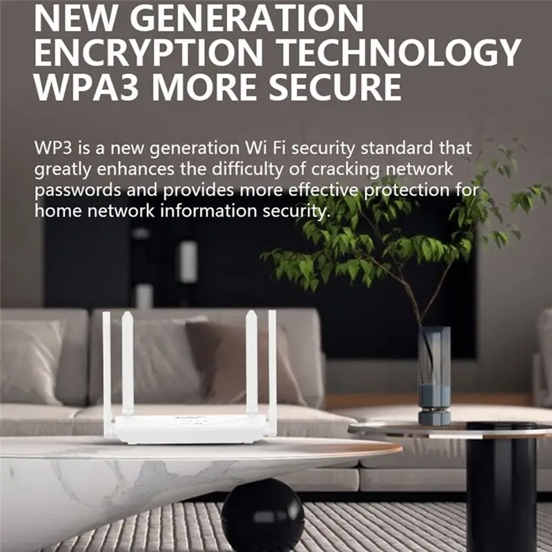 WIFI6 Wireless LTE Router 4G LTE WIFI Router Signal Booster Hotspot Smoother Wired Connection EU-PLUG-A82Z