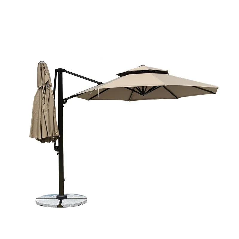 umbrella Outdoor furniture garden courtyard double balcony Roman  outdoor outdoor commercial large  pool beach