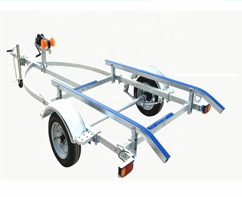 High Quality Customized New hot sale 5 Metre Skid Type  Boat Trailer