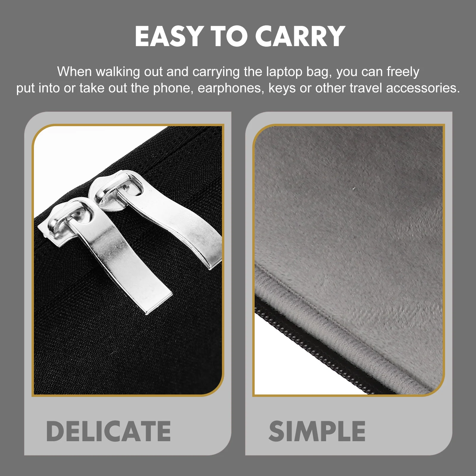 

11 Inch Slim Laptop Bag Dust-Proof Scratch-Resistant Tablet Carrying Case For Denim Storage Pouch