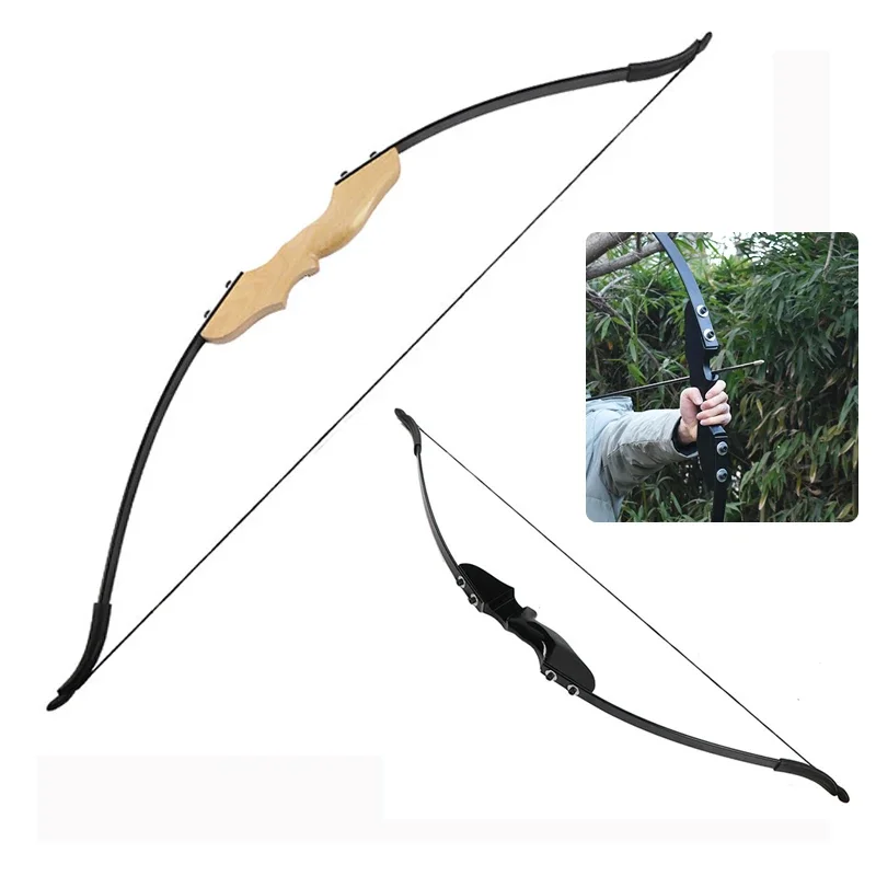 

M120 Wooden Handle Recurve Bow Detachable 51-inch 40-pound Adult Bow and Arrow Outdoor Shooting Entertainment Equipment