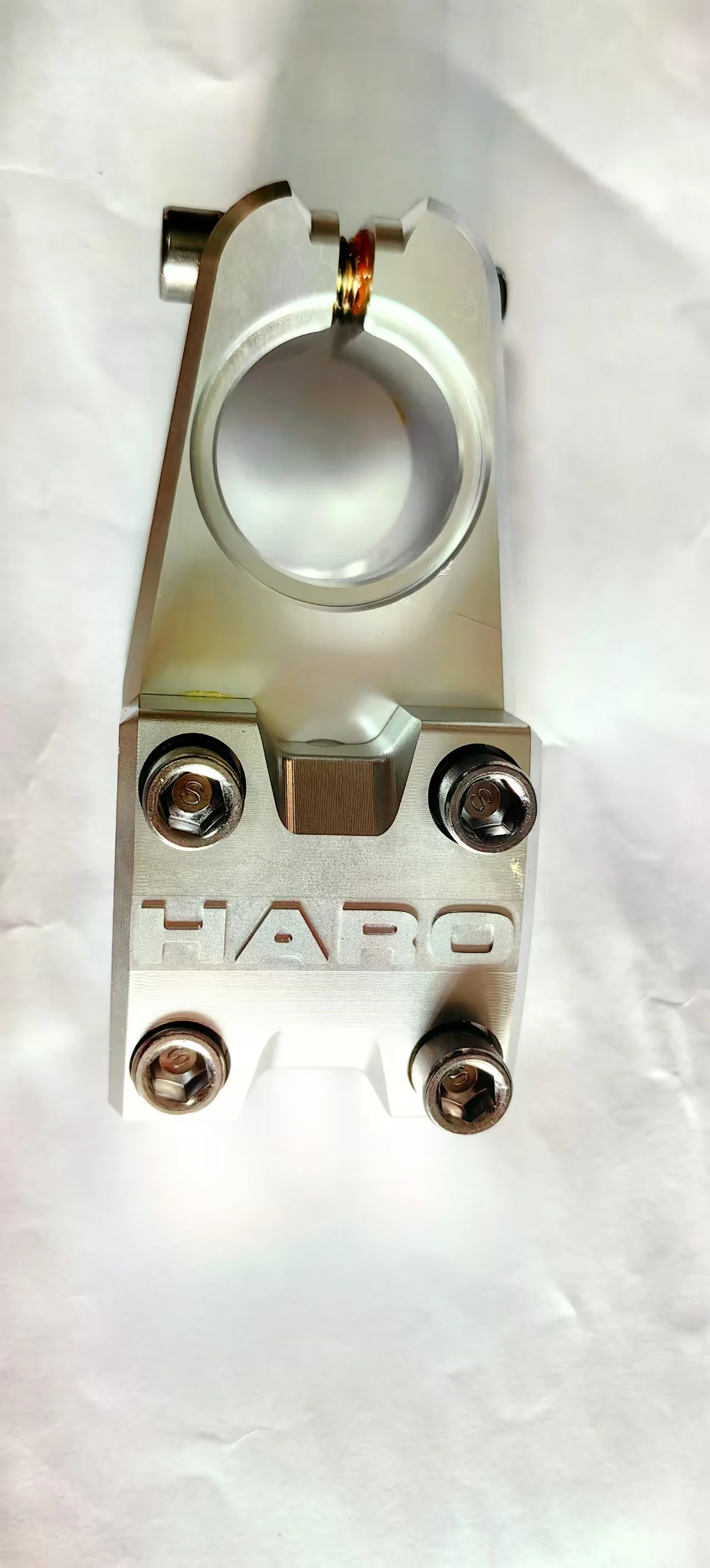 Haro LINEAGE BMX Bicycle Stem Threadless 28.6mm 22.2mm Silver CNC