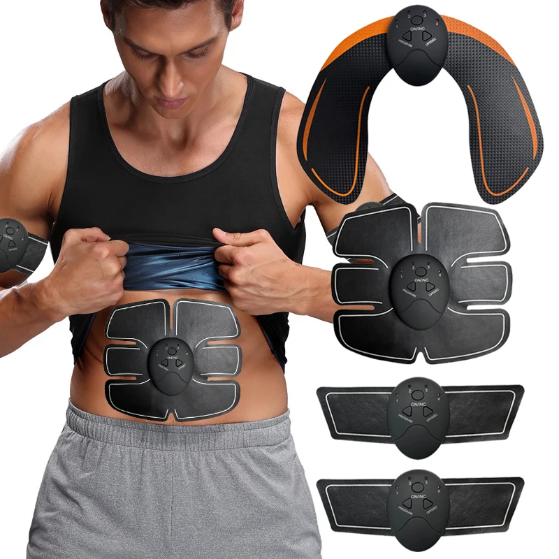 

Electric Muscle Massager Abdomen Buttocks Arm Leg Neck Hip Trainer For Home Use Muscle Fitness Equipment With 6 Modes 10 Gears