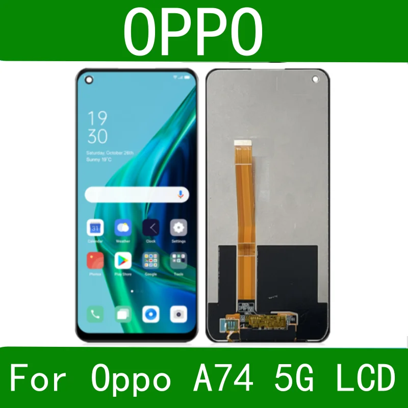 6.5'' Original For OPPO A74 5G CPH2197 CPH2263 LCD Display Touch Screen Digitizer Assembly Replacement For OPPO A74 5G LCD