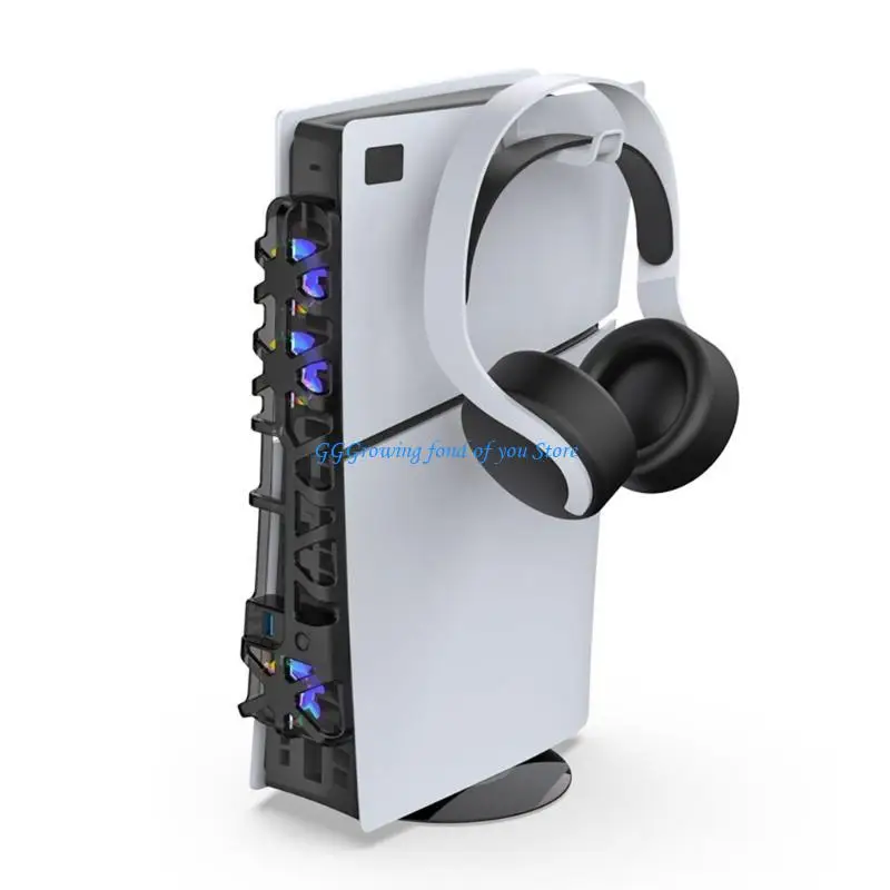 

H9EB Convenient Stand Build in Cooling Fan & Storage Efficient Stand ABS Cooling Fan & Neat Storage Solution ABS for Slim