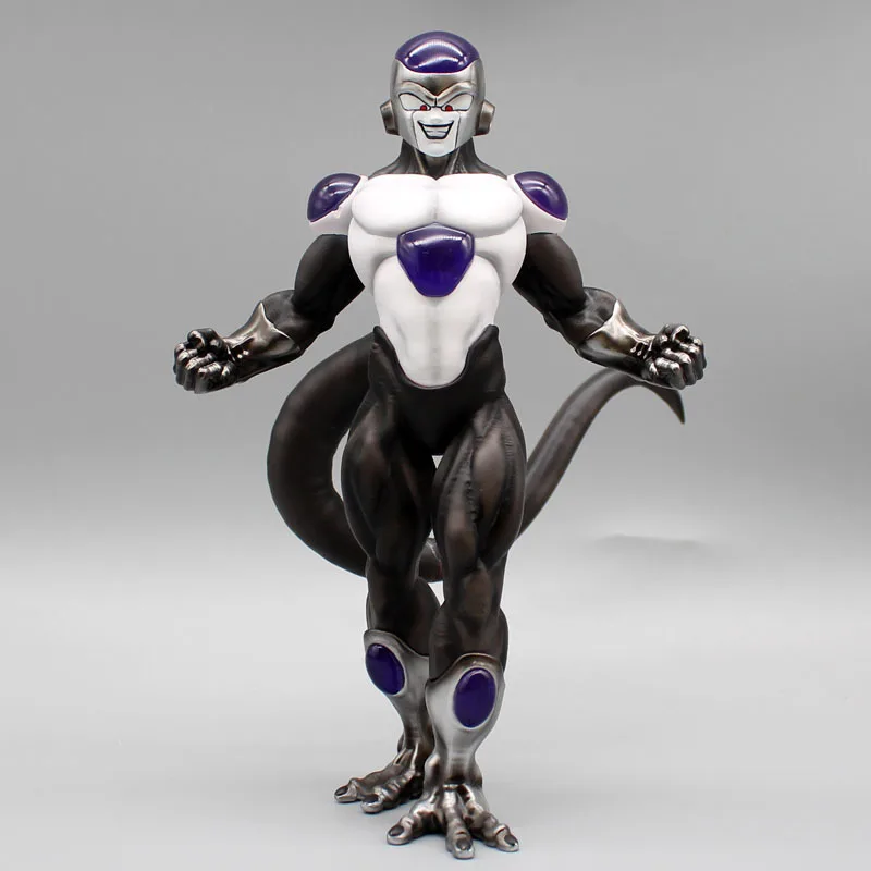

19cm Dragon Ball Black Gold Customized Frieza Action Figure Pvc Standing No Base Boxed Collectible Model Desktop Decor Toys Gift