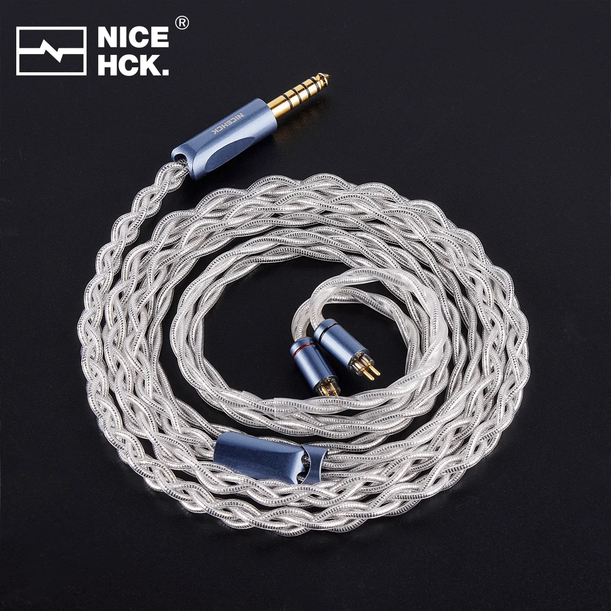 Nicehck galaxylab hifi Hang IEM Sürgöny 7N Magas légnyomású levegő Tisztaság Kevert Materiális vezeték MMCX/0.78 számára f1pro nová SA6 performer8 magicone hype2