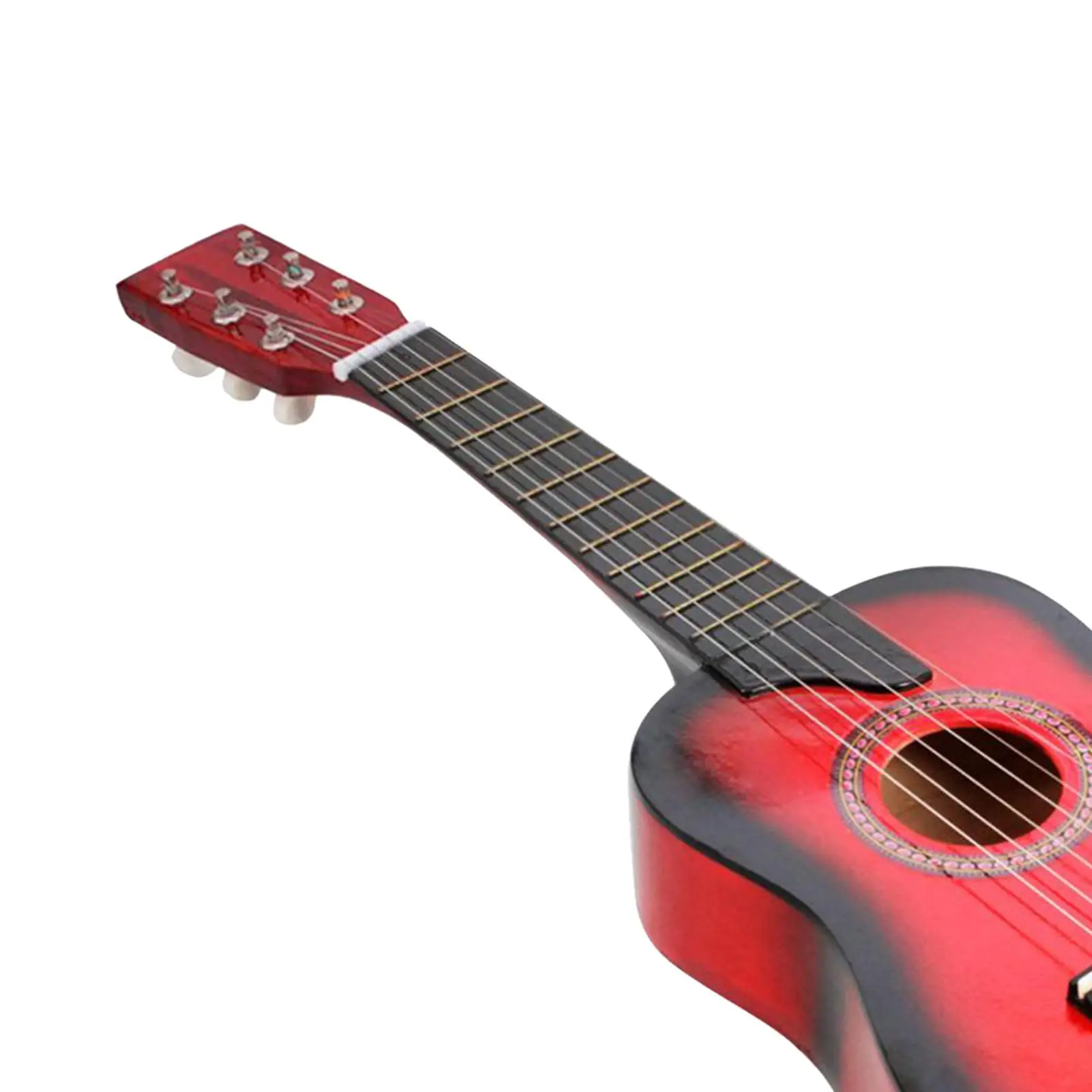 Guitarra acústica de madera de 25 pulgadas, juguete para practicar música, regalo de Navidad para niños pequeños