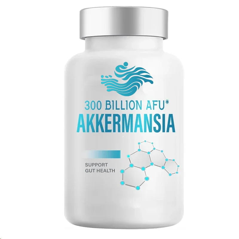 300 miljard Afu Akkermansia-probiotica, Glp-1 mannelijke en vrouwelijke probiotica, spijsverterings-, darm- en immuunsysteem, 60 capsules