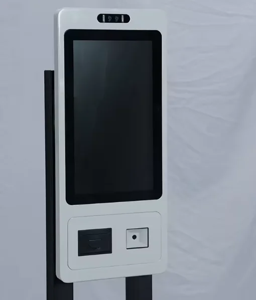 كشك دفع فاتورة بشاشة تعمل باللمس مقاس 32 بوصة مع طابعة مدمجة 80 مم وماسح ضوئي ثنائي الأبعاد متوافق مع وظيفة Win/Andr SDK متضمنة #4